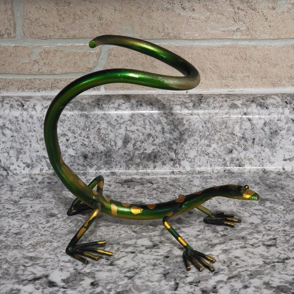 Vintage Lizard Wine Bottle Stand - Picture 1 of 5